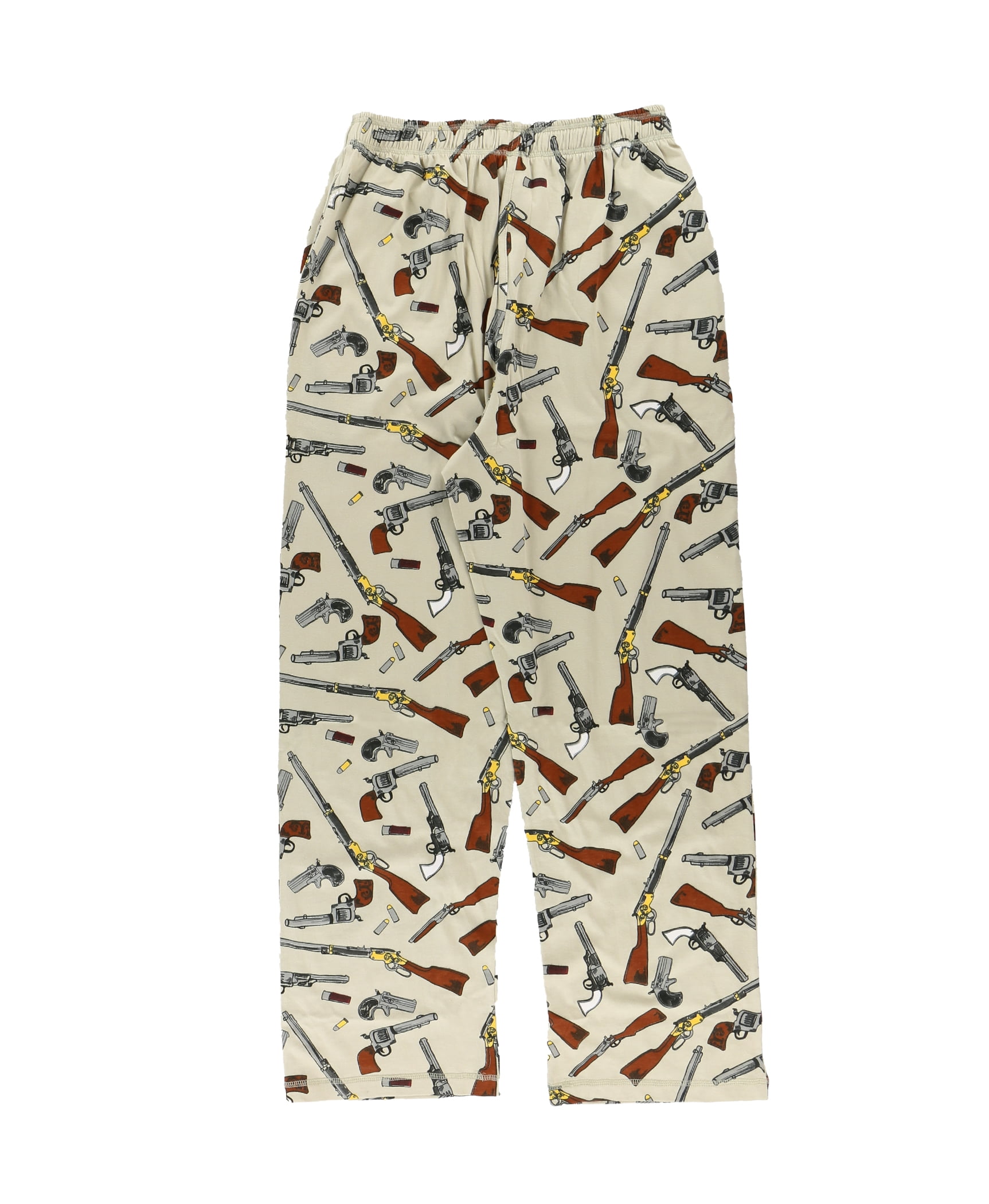 LazyOne Animal Pajama Pants for Men, Male Pajamas, Old West Guns 