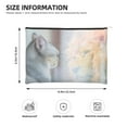 thumbnail image 3 of Hirioo The Cat Looks in the Mirror for Paper Reusable Cosmetic Bag Zipper Encouragement Travel Pouch Toiletry Bag for Women Girls, 3 of 7