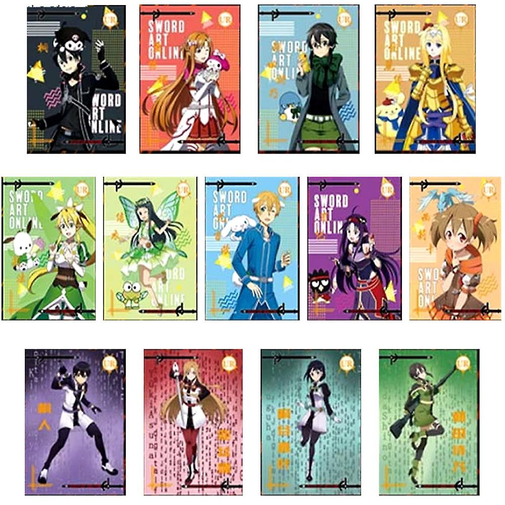 Booster 2022 New Sword Art Online Paper Card Sp Letters Games Children Anime  Peripheral Character Collection Kids Gift Playing Card Toys10PACKS |  Walmart Canada