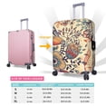 thumbnail image 6 of Kll Floral With Birds And Fantasy Flowers Luggage Cover Suitcase Cover Suitcase Protector (Luggage not included)-Large, 6 of 8