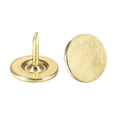 thumbnail image 4 of Uxcell 11mmx10mm Clavos de Madera de Cabeza Plana Color Dorado Paquete de 50, 4 of 5