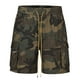 thumbnail image 3 of Pantalones cortos tipo cargo para hombre, pantalones cortos informales con cintura elástica para deporte, picnic al aire libre, senderismo M, 3 of 7