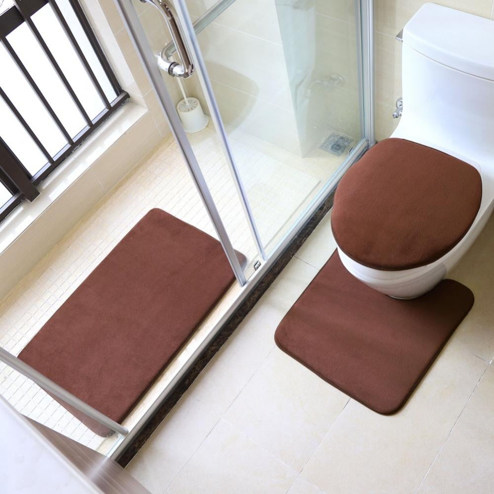 Details about   KMAT Bathroom Rugs Bath Mats for Bathroom Luxury Soft Non Slip Memory Foam 3 PCS 