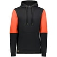 thumbnail image 3 of Holloway Sportswear M All-American Team Hoodie Black/Orange Heather 222581, 3 of 5