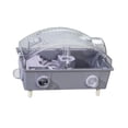 thumbnail image 1 of S SERENABLE Hamster Cage Exercise Playing House with Water Bottle Portable Small Animal Cage Gray, 1 of 9