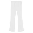 thumbnail image 5 of Ugoldhm Girls Fleece Lined Flared Pants - Fashion Bell Bottoms Stretchy Warm Trousers for 5-16 Years, 5 of 7