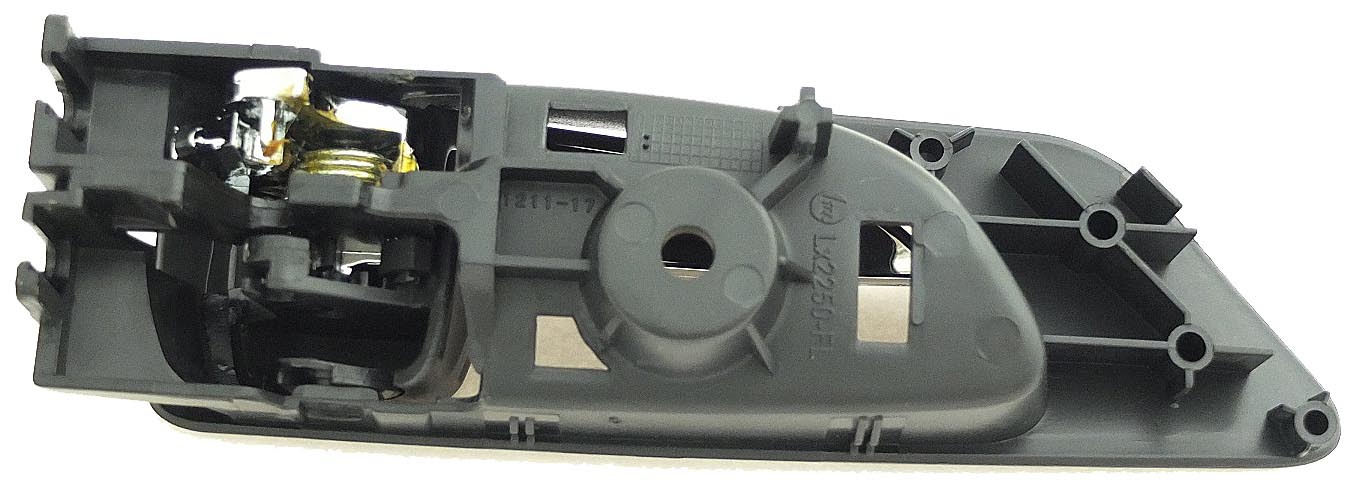 Dorman 79856 Front Driver Side Interior Door Handle for Specific Lexus Models, Chrome Lever; Black Housing