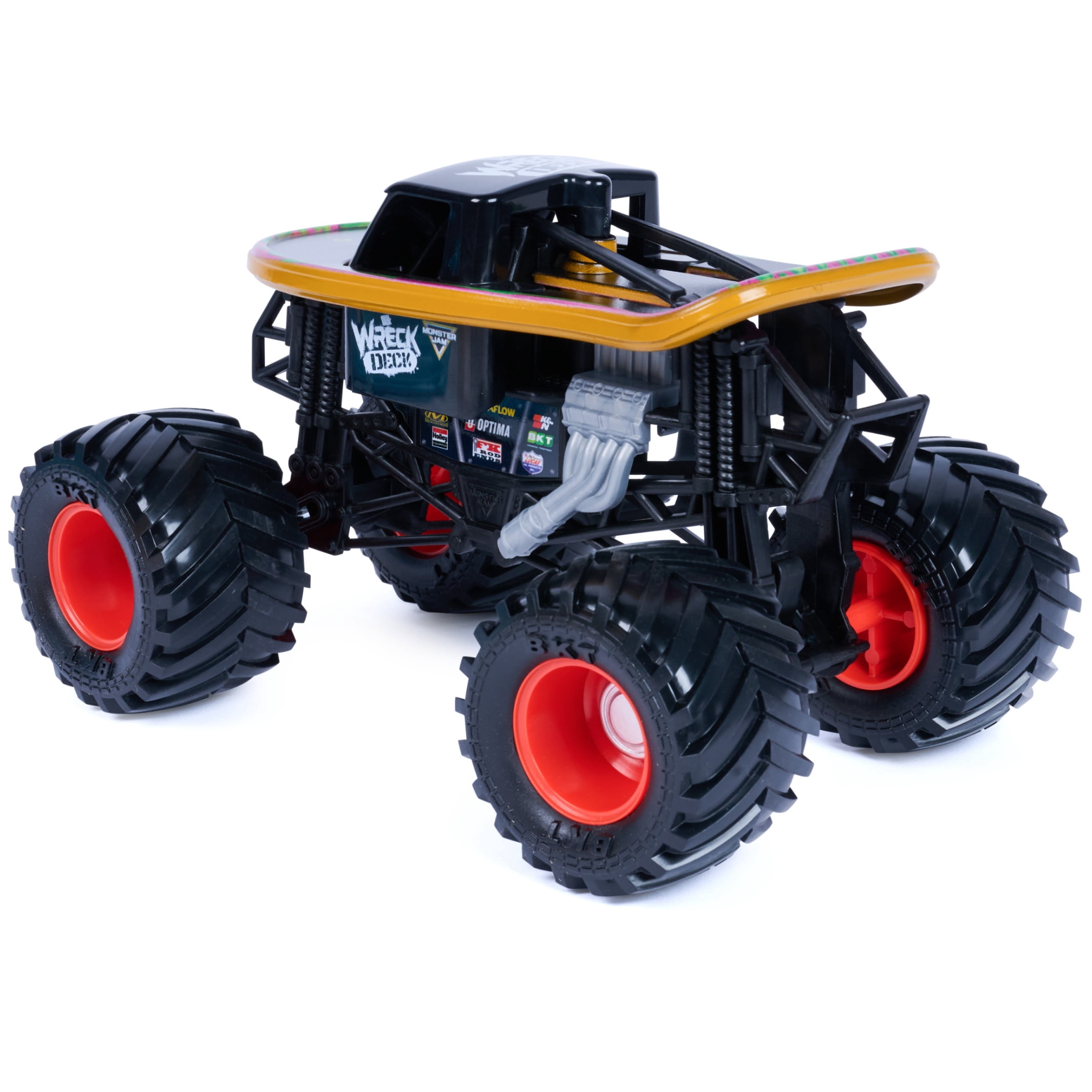 Monster Jam Wreck Deck Collectible Monster Truck, 1:24 Scale