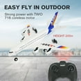 thumbnail image 4 of New A380 Airplane 2.4G 2Ch Fixed Wing Outdoor P520-A380 RC Plane Toys Two Batteries (Red), 4 of 4