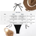 thumbnail image 3 of Trajes de baño para mujer, bikinis de cintura alta con cordón ajustable, traje de baño fruncido, conjunto dividido, trajes de baño para mujer, trajes de baño para mujer, traje de baño para mujer, traj, 3 of 6