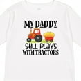 thumbnail image 4 of Inktastic Farming Daddy Plays with Tractors Boys or Girls Long Sleeve Toddler T-Shirt, 4 of 5