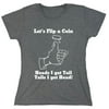 Let's Flip A Coin Head I Get Tail Tails I Get Head Sarcastic Humor Novelty Funny Women's Casual Tees