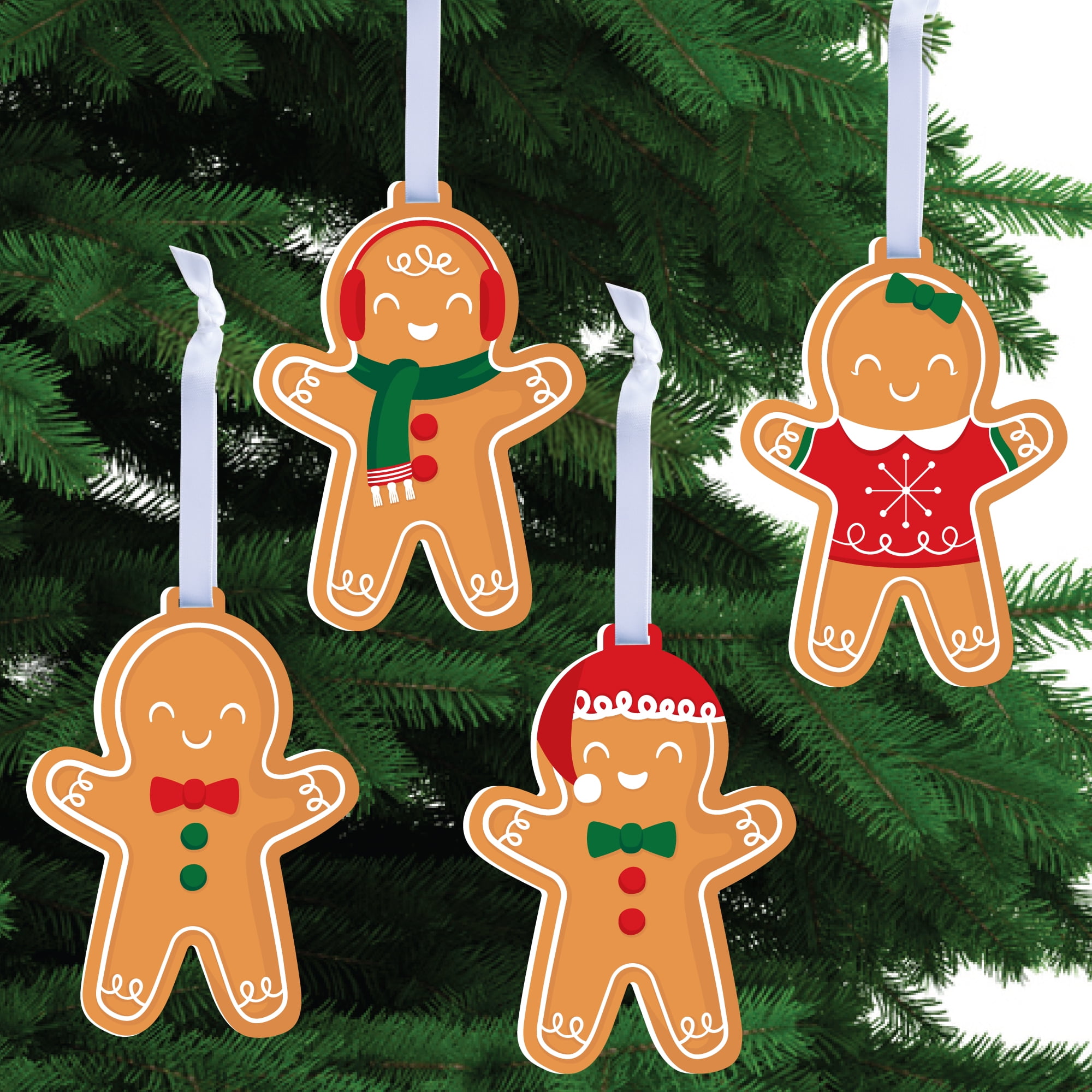 Felt elf gingerbread girl or boy Personalised elf Christmas decoration 