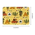 thumbnail image 3 of Balery Forest Guard Doormat, Durable Flannel Fabric, Waterproof Stain and Fade Resistant, Low Profile,Indoor Outdoor Door Mats, Easy Clean Patio Entrance Mat, 16x24in, 3 of 9