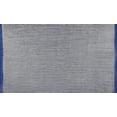 thumbnail image 2 of Zelouf Atlantis Foil Brick Pleated Bodre  , Sewing, DIY, Crafts Fabric by the Yard, Dazzling Navy/sil, 10 Yard, 2 of 2