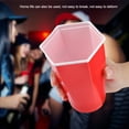 thumbnail image 3 of Tasse Rouge, Hexcup Beer Pong Rouge Beer Pong Fête Tasse Rouge Finition de Luxe, 3 of 6