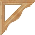 thumbnail image 3 of Ekena Millwork 6"W x 46"D x 46"H Funston Slat Rough Sawn Bracket, Western Red Cedar, 3 of 4