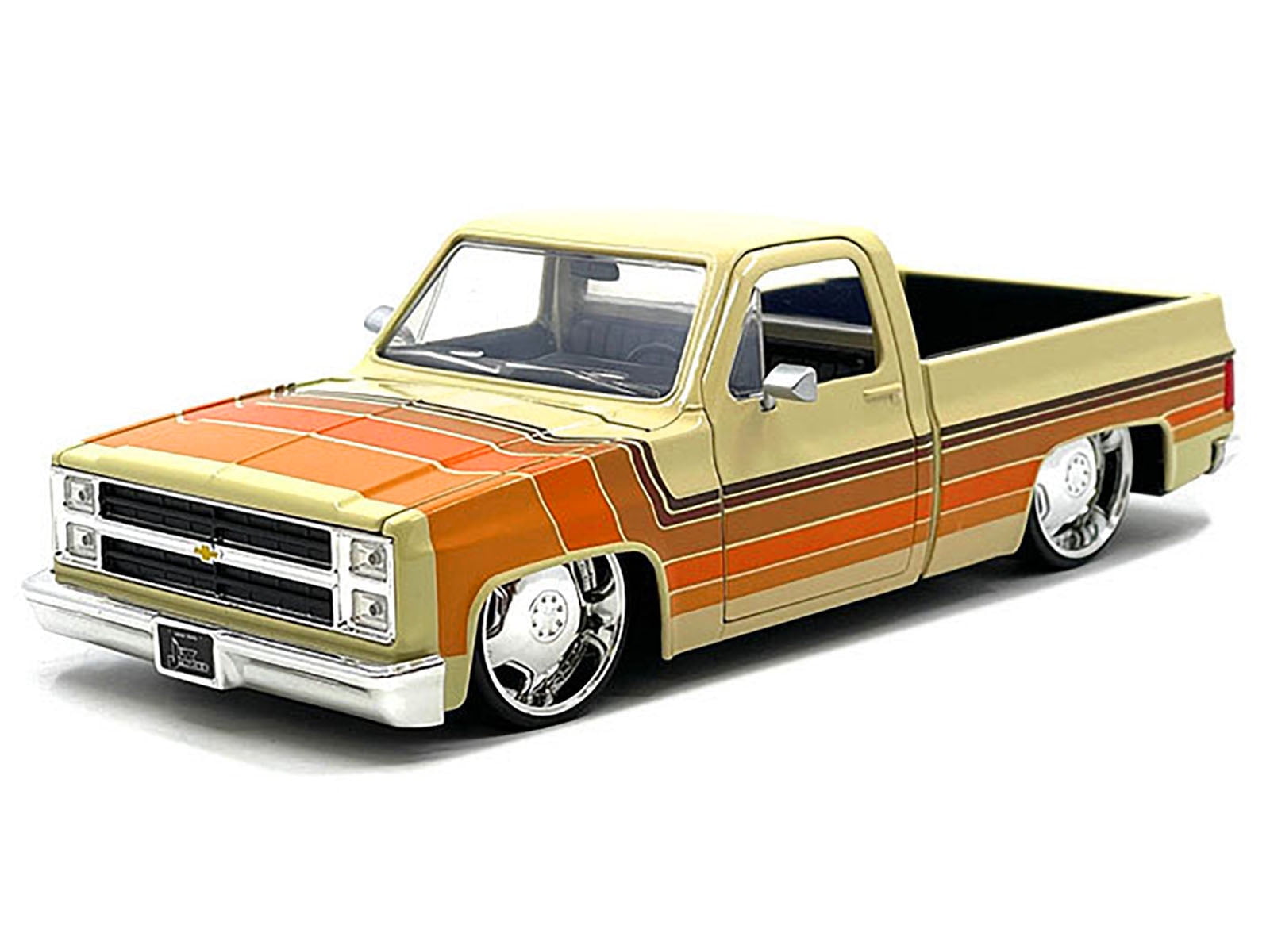 Jada Diecast Toy - 1969 Chevy C10 Stepside Truck, Dark Green