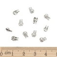 thumbnail image 4 of 20pcs Resistant 304 Stainless Steel Smooth Surface Bead Tips Calotte Ends Clamshell Knot Cover Stainless Steel color 6x4x2.5mm Hole: 1mm Inner Diameter: 2mm, 4 of 6