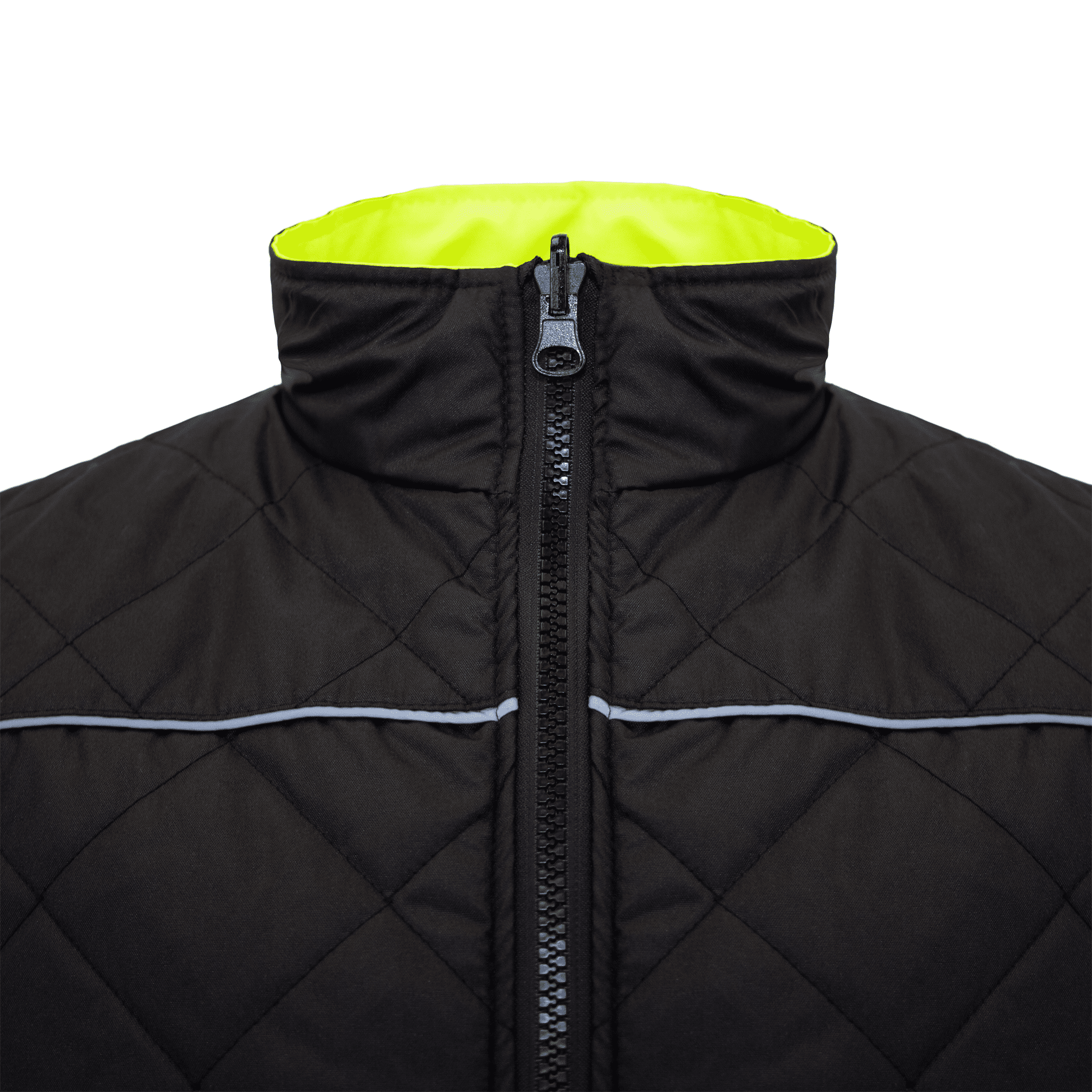JORESTECH Hi-Vis Reversible Insulated Safety Vest, ANSI Class 2, VL-07 (3XL, Lime)