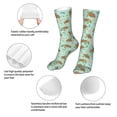 thumbnail image 3 of KLL Cute Sea Turtles Print Womens Crew Socks Athletic Middle Tube Long Socks Novelty Socks Gifts For Men, 3 of 7