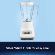 Oster Turbo Blender, 800-Watt Food Blender, White