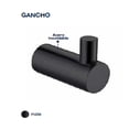 thumbnail image 2 of Gancho de Baño Rubinett Acero inóxidable 304 Negro Mate, 2 of 2