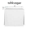 thumbnail image 2 of Tablevogue 34" x 34" Fitted Tablecoth Cover, Multiple Colors and Sizes Available, 2 of 8
