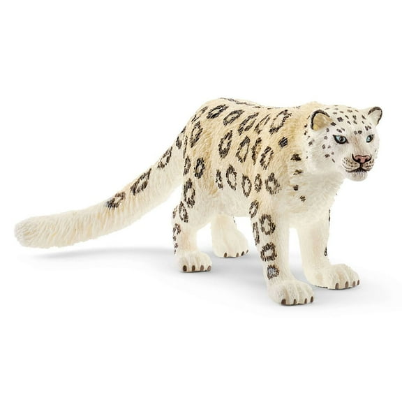 Schleich Wild Life - Realistic Prowling Snow Leopard Figurine - Wild Animal Toy - Durable, Educational Figure for Boys and Girls - Kids Ages 3 