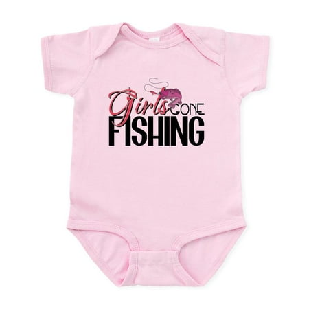

CafePress - Girls Gone Fishing Infant Bodysuit - Baby Light Bodysuit Size Newborn - 24 Months