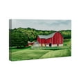 thumbnail image 3 of Quaint Farm Nature and Landscape Wall Art Print Green 30x20, 3 of 5