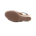 thumbnail image 5 of Womens AR35 Charlize Wedge Peep Toe Sandals, Cognac Cork, 5 of 5