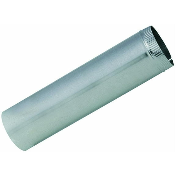 US Hardware UNITED STATES HDW GV0393 7" x 24" 24GA Furnace Pipe — Standard Mounting Hardware, Drop-In Replacement