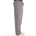 thumbnail image 2 of At The Buzzer Mens Solid Poplin Pajama Pants with Pockets, 2 of 3