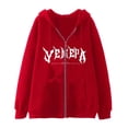 thumbnail image 3 of Sudaderas oscuras europeas y americanas para hombres y mujeres, sudaderas con capucha, parejas góticas, sudaderas Harajuku con cremallera de gran tamaño, 2023, 3 of 4