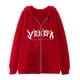 thumbnail image 3 of Sudaderas oscuras europeas y americanas para hombres y mujeres, sudaderas con capucha, parejas góticas, sudaderas Harajuku con cremallera de gran tamaño, 2023, 3 of 5