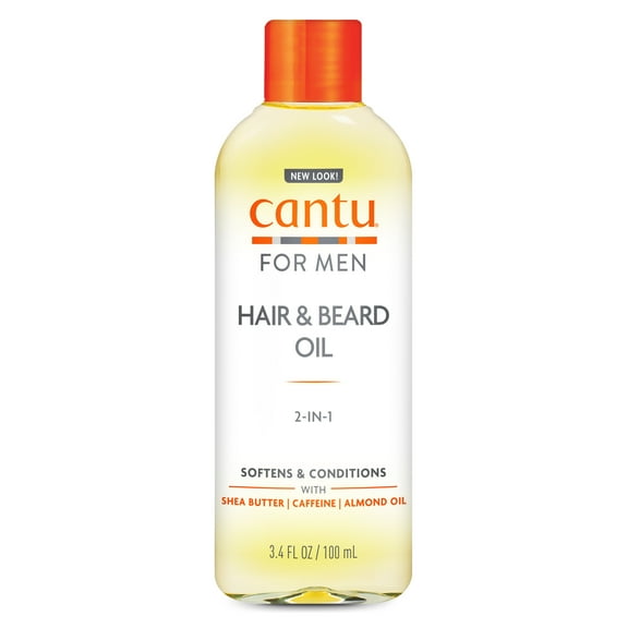 Cantu For Men Hair & Beard Oil, 3.4 fl oz
