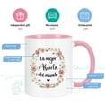 thumbnail image 4 of Gifts for Grandma - Best Grandma Ever Mugs, Abuela Gifts In Spanish, Mothers Day Gifts, Christmas Gifts, Birthday Gifts, Futtumy White Pink 11 fl oz Coffee Mugs Ceramic Mug Tea Cup, 4 of 7