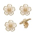 thumbnail image 7 of 1 Pair Ear Studs All Match Charming Durable Dress Up Symmetrical Niche Temperament Earrings for Dating,A, 7 of 7