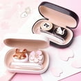 thumbnail image 3 of Cute Contact Lens Case Travel Kit Portable Contact Case Container with 2 Contact Lens Box, and Tweezers, 3 of 8
