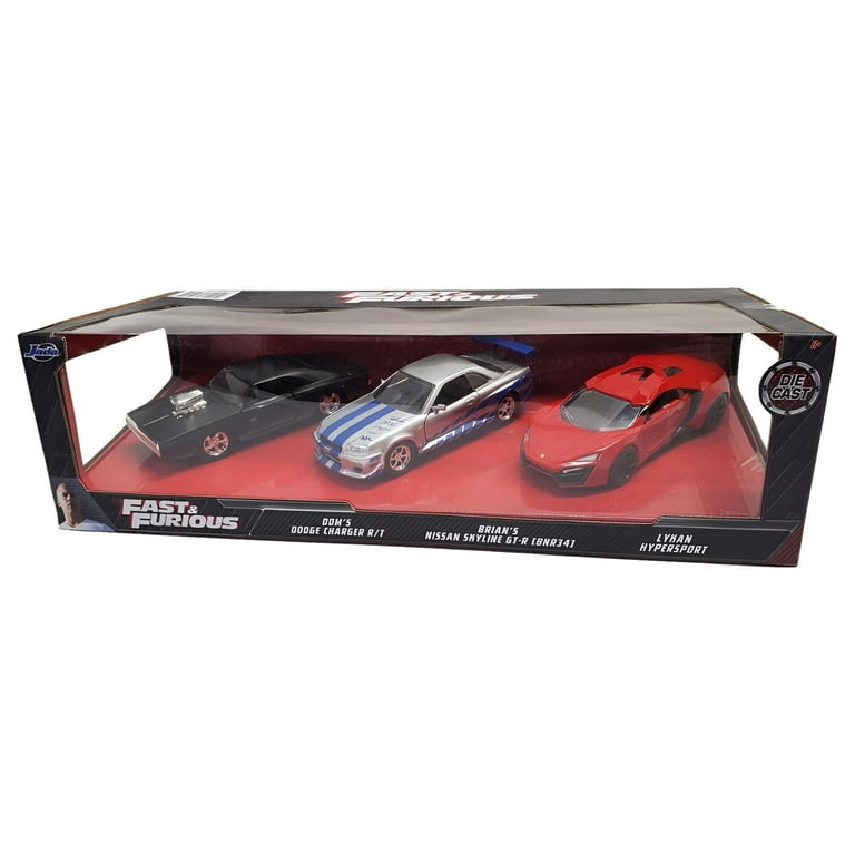 Fast & Furious Collectible Diecast Toy Model Cars: Dodge, Nissan