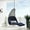 Light Gray Navy, variant on Modway Landscape Hanging Chaise Lounge Outdoor Patio Swing Chair in Light Gray White
