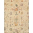 thumbnail image 2 of Pasargad Home Oushak 120" x 168" Hand-Knotted Wool Area Rug in Ivory/Pink, 2 of 4