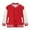 P-Red, variant on Kids Varsity Jacket Girls Boys Baseball Jacket Bomber Coat School Jackets(Red,5-6 Years)