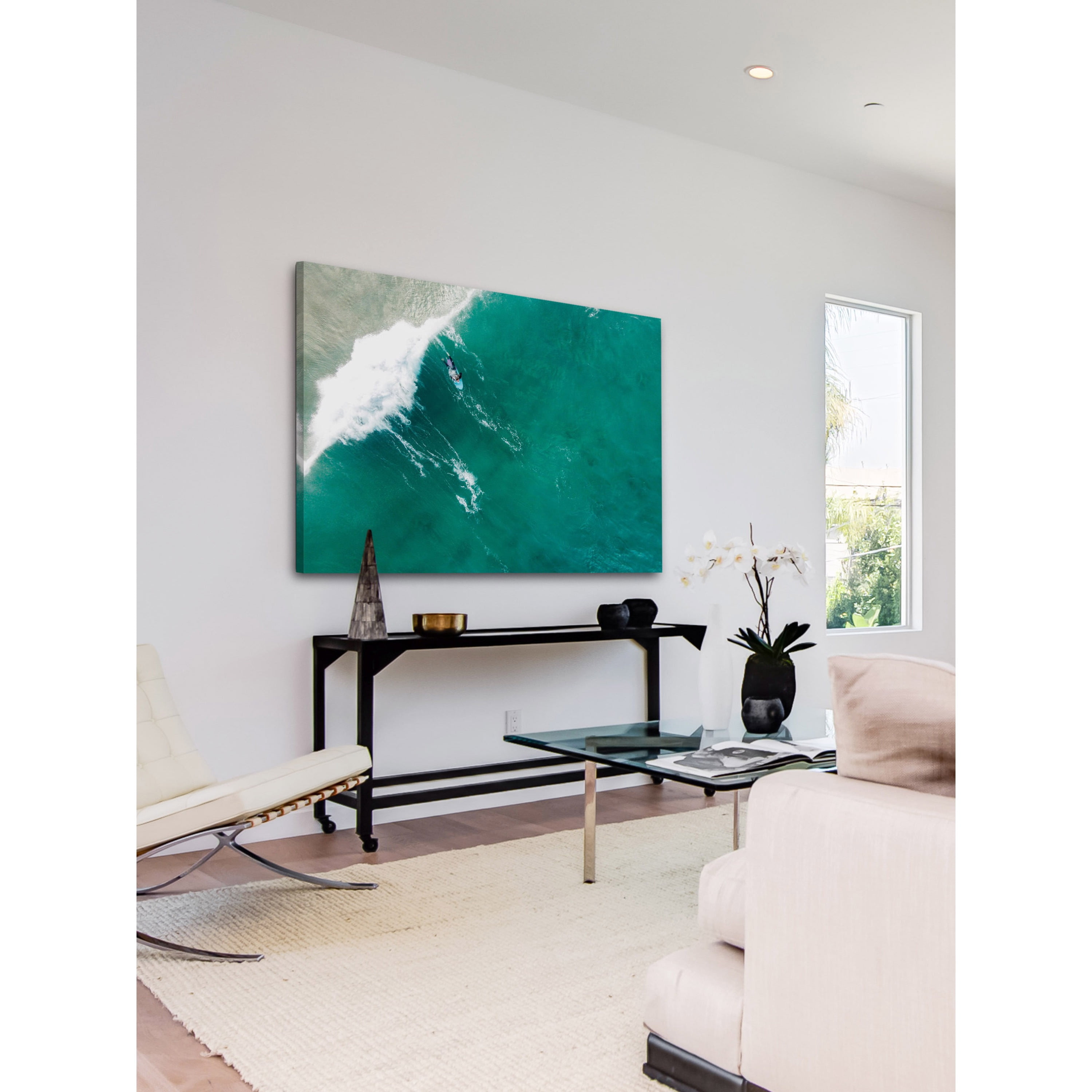 marmont hill 'big wave' by karolis janulis photographic print on wrapped canvas