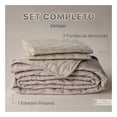 thumbnail image 3 of Edredón Ligero Real Textil + 2 Fundas de Almohada, Juego de Colcha Matrimonial, Color Elinora, 3 of 9