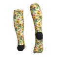 thumbnail image 2 of Bixox Sunflower Cornflower Poppy Print Compression Socks,Compression Socks Women & Men Circulation for Medical,Running,Athletic, 2 of 7