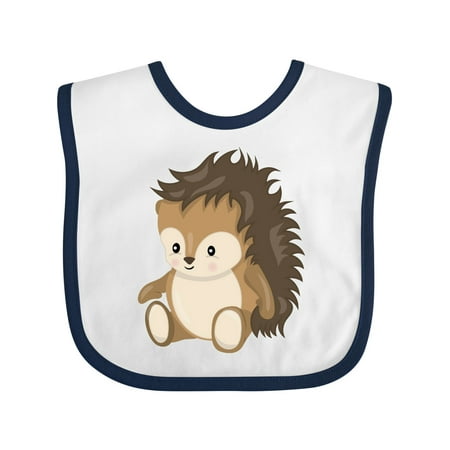 

Inktastic Cute Woodland Animal Hedgehog Gift Baby Boy or Baby Girl Bib