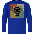 thumbnail image 3 of Inktastic Robotics Funny Robot Retro Long Sleeve Youth T-Shirt, 3 of 5