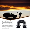 thumbnail image 4 of ruzhgo Car Cold Air Intake Hose Universal Auto Inlet Duct Pipe Replacement Ducting Accessories Engine Accessory Modified Components Black Black, 4 of 6